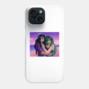 Deimos and Ivy at the beach Phone Case