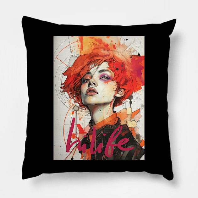 Crimson Pillow by HiLife