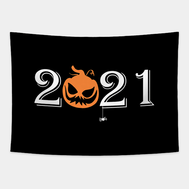 Funny Halloween 2021 Tapestry by SKHR-M STORE