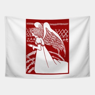 Art Nouveau Angel Tapestry