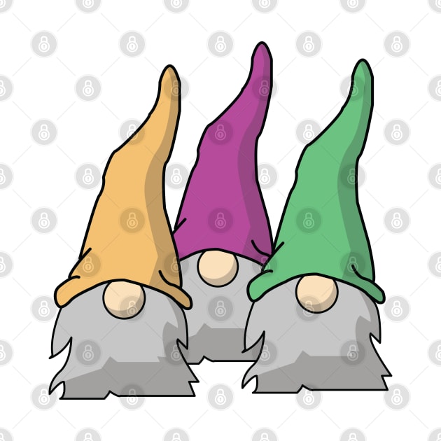 Minimalist Scandinavian Gnomes - Small by LaMonitaStudio