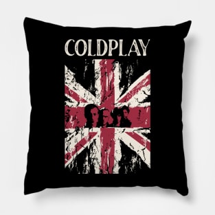 Vintage Distrassed Coldplay Pillow