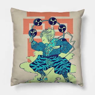 Thunder God Pillow