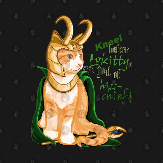 Kneel Before Lokitty Cat! by ElephantShoe