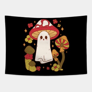 Mushroom Ghost Enchantment Tapestry