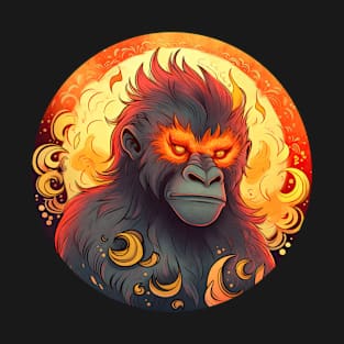 Gorilla with Flames T-Shirt