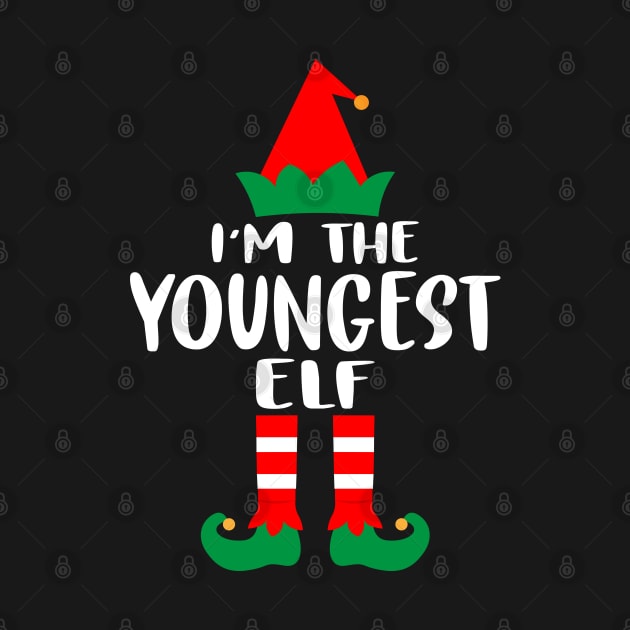 I'm the youngest ELF Family Matching Group Christmas Costume Pajama Funny Gift by norhan2000