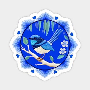 Splendid Blue Wren Magnet