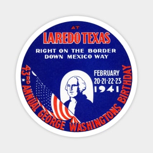 1942 Laredo Texas Magnet