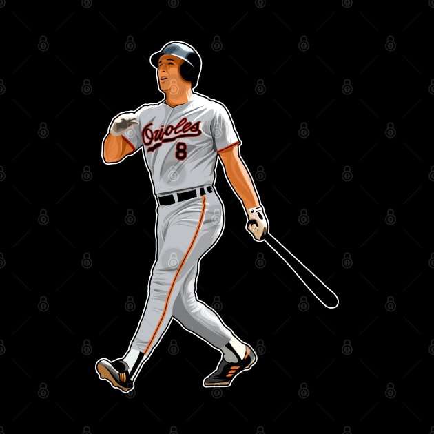 Cal Ripken Jr. #8 Hit Homerun by GuardWall17