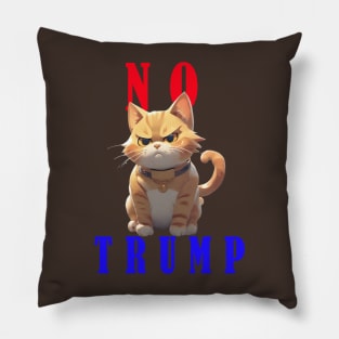 Cats Against Trump--NO TRUMP Pillow