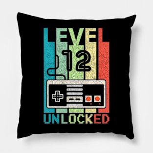 Level 12 Video 12th Birthday Pillow