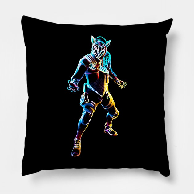 Fortnite illustrations Pillow by Sandee15