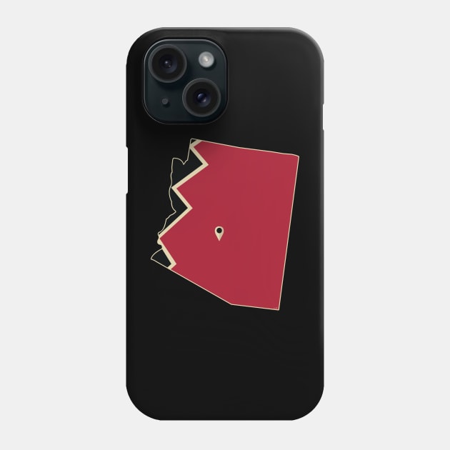 Arizona Baseball Phone Case by doctorheadly