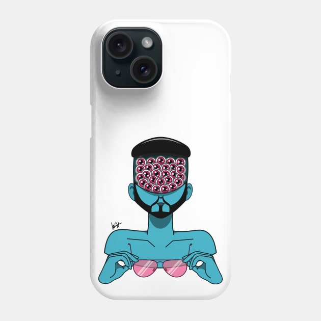 Collective Vision Phone Case by Munchbud Ink