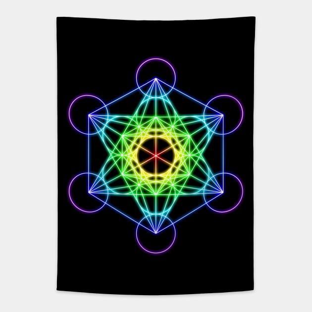 Metatron's cube tapestry 2025