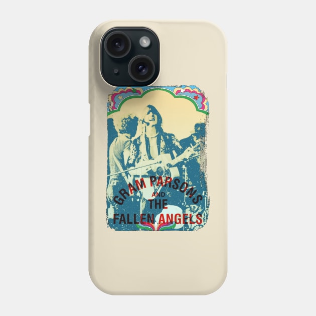 gram parsons and the fallen angels Phone Case by HAPPY TRIP PRESS