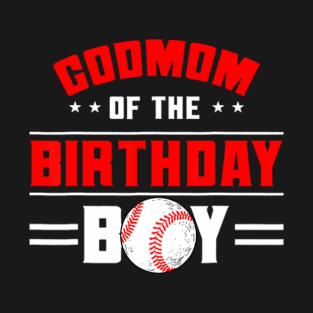 Godmom Of The Birthday Boy Baseball Theme Family Bday Party by Sort of Vintage