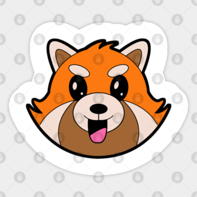 Red Panda Kawaii Red Panda Lover Sticker Teepublic