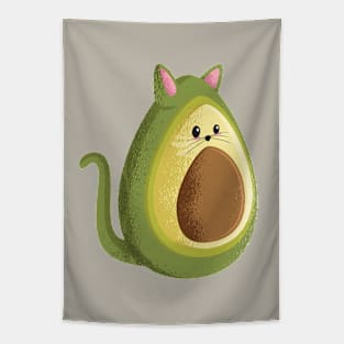 Avocado Cat Tapestry