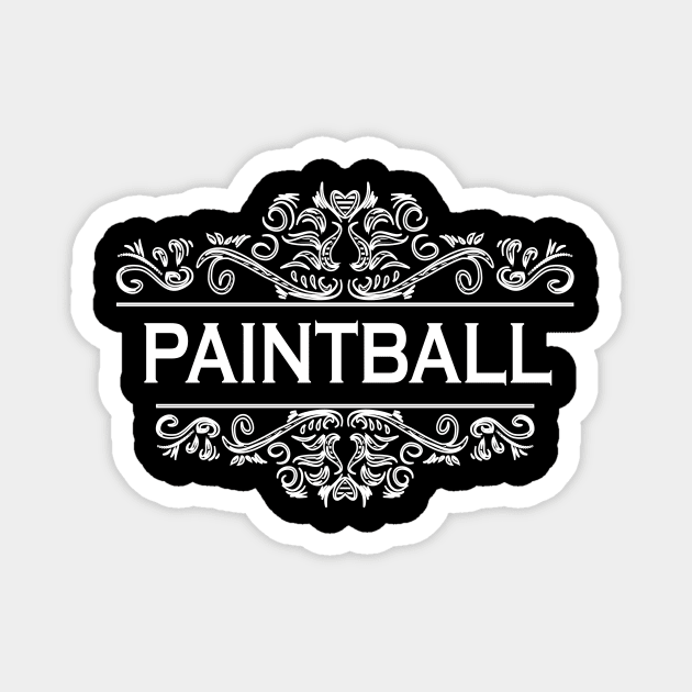 The Paintball Sport Magnet by Polahcrea