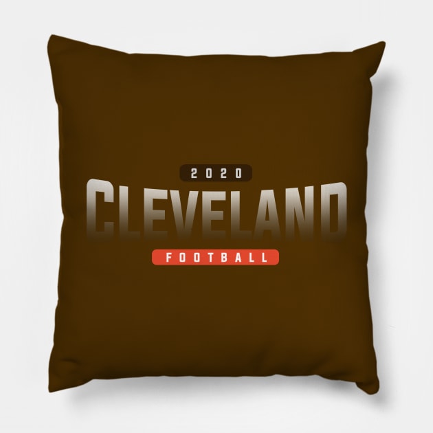 Cleveland Football Team Pillow by igzine