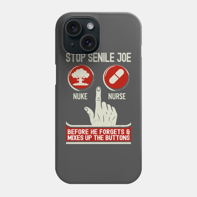 2024 Presidential Satire Tee - Election Year with a Humorous Twist Phone Case by KontrAwersPL