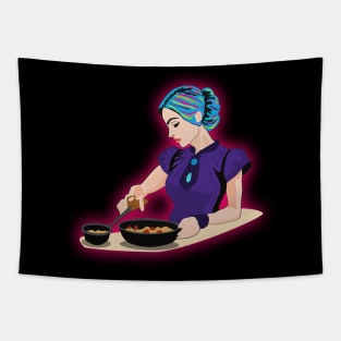 Women chef Tapestry