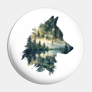 wolf Pin