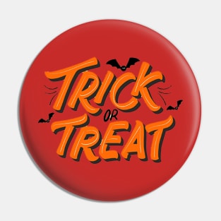 Trick or Treat Design Pin