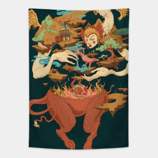 Sphynx Goddess Tapestry