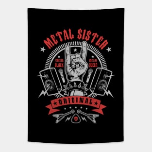 Metal Sister Tapestry