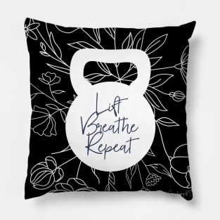 Lift, Breathe, Repeat Pillow