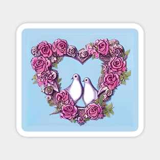 Love Doves Magnet