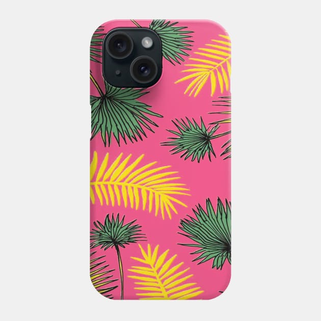 tropical leaf Phone Case by iambolders