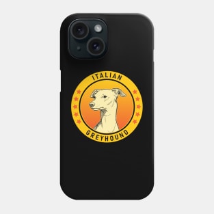 Italian Greyhound Dog Portrait Phone Case