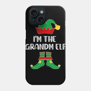 I'm The Grandm Elf Matching Family Group Christmas Phone Case