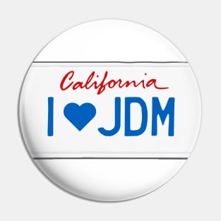 California JDM Love Pin