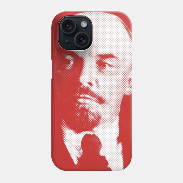 Vladimir Ilyich Lenin Classic White Portrait Phone Case by ibadishi