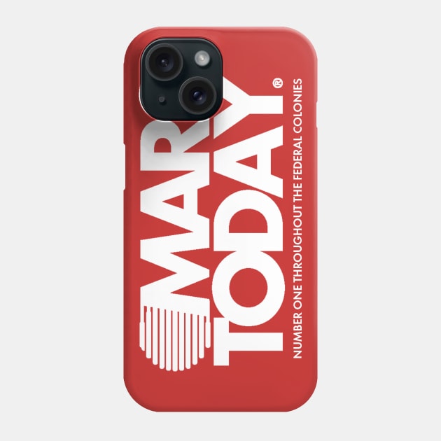 Mars Today Phone Case by RetroCheshire