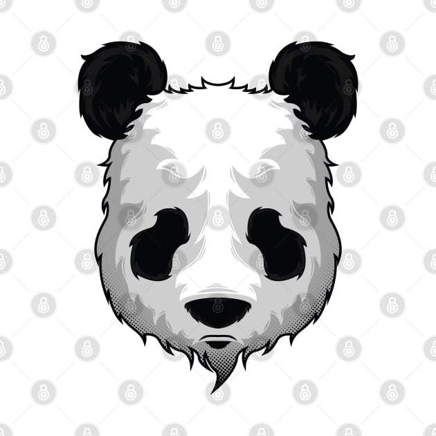 Wild Animal Panda Vector by mybeautypets