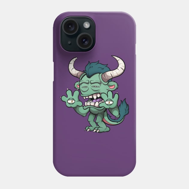 Green Monster Phone Case by TheMaskedTooner