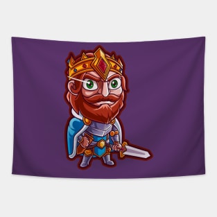 King Arthur Need cartoon mascot like this Tapestry