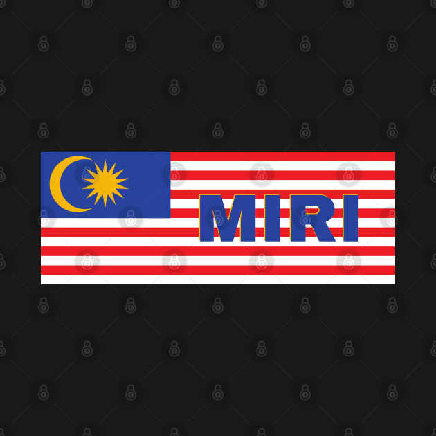 Miri City in Malaysian Flag by aybe7elf