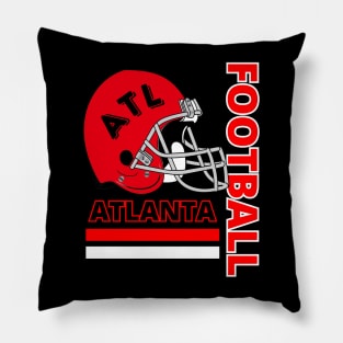 Atlanta Football Vintage Style Pillow