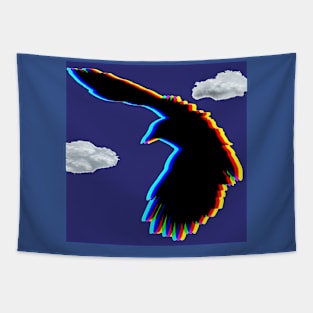 Crow Pop Art Tapestry