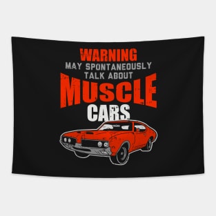 MUSCLE CARS: Talk About Muscle Cars Tapestry