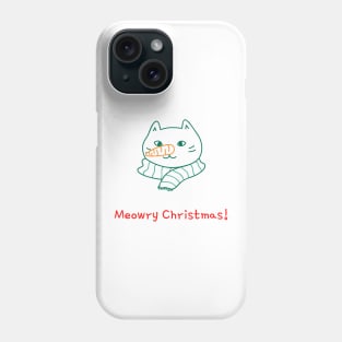 Meowry Christmas! Merry Christmas Phone Case