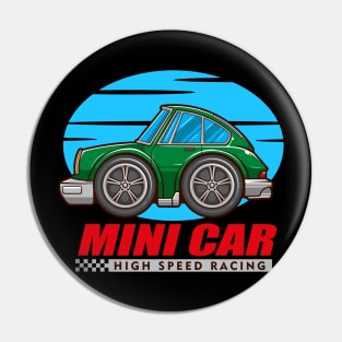 Mini High Speed Racing Car Pin