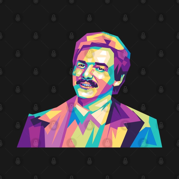 norm macdonald popart by agungsaid1234